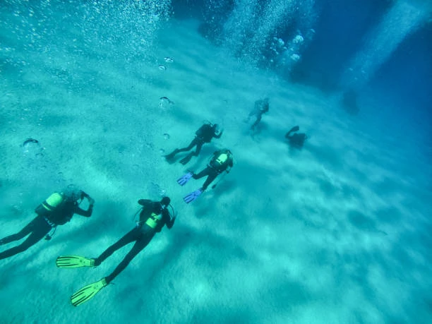 Curso básico de scuba para iniciantes na Praia do Porto da Barra